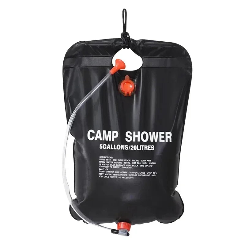 20L Solar Heated Outdoor Shower Bag | Perfect for Camping & Beach