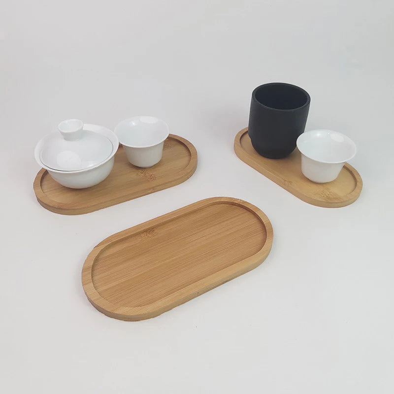 Eco-Friendly Wooden Dessert Plates | Elegant Serving Trays