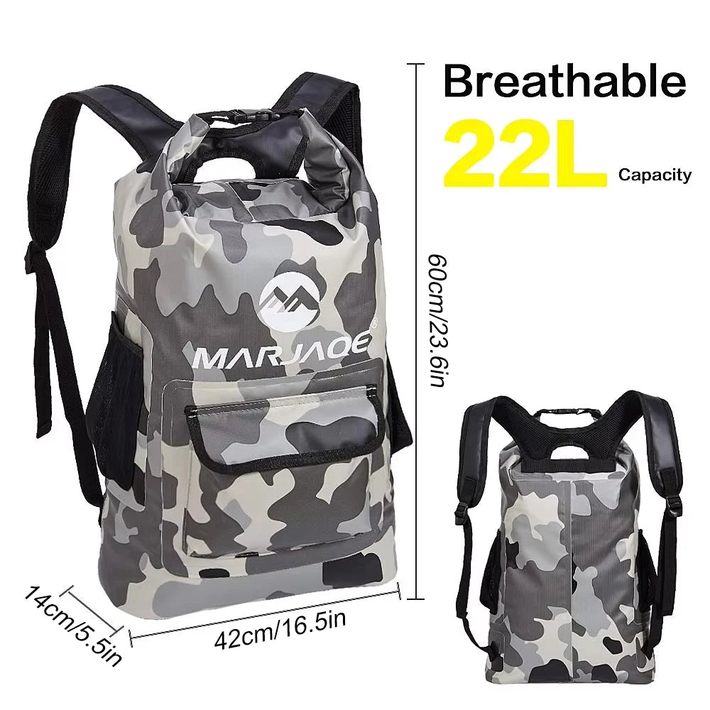 22L Waterproof Floating Dry Bag Backpack | Ideal for Adventure