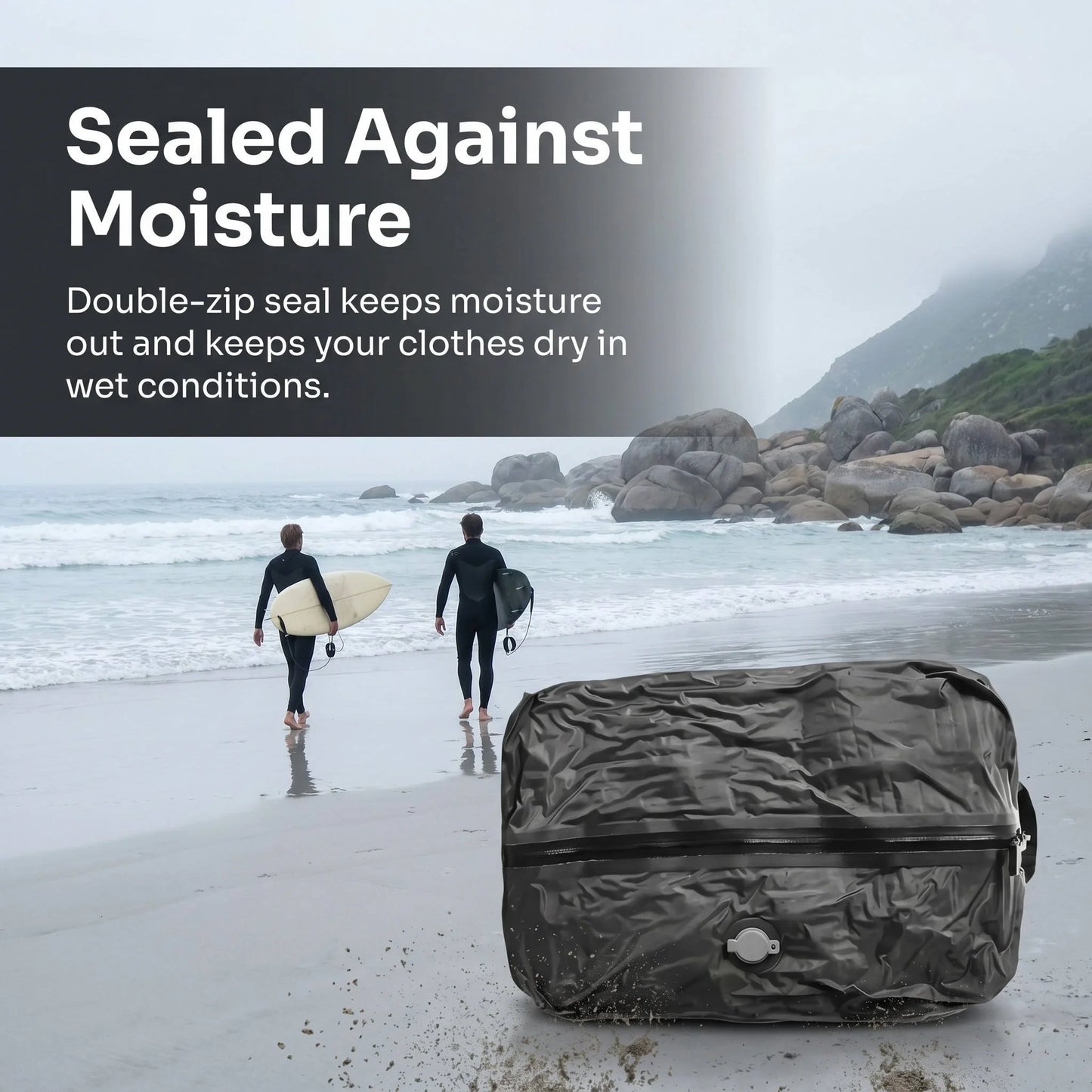 Durable Waterproof Vacuum Storage Bags for Travel & Vacation Packing