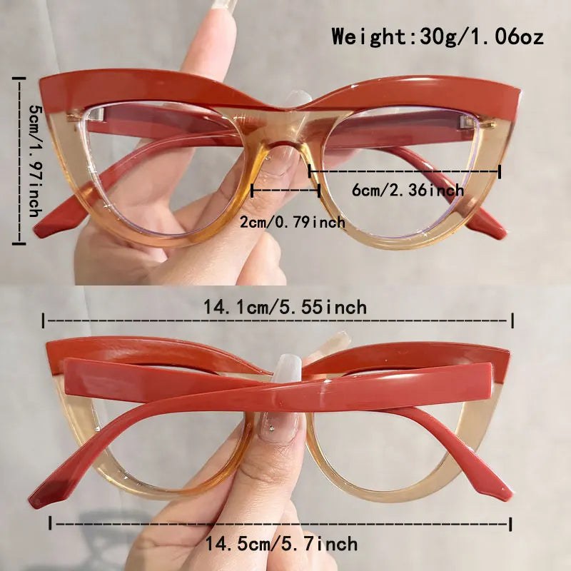 Chic Cat-Eye Non-Prescription Glasses | Everyday Fashion Accessory