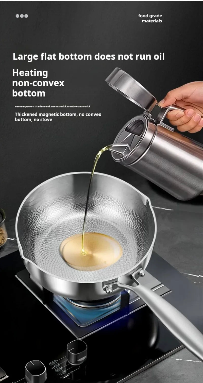 Pure Titanium Non-Stick Small Milk Pot | Ideal Baby Food Cookware