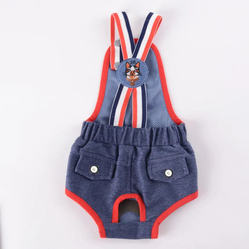 Denim Dog Shorts for Small & Medium Dogs | Stylish Pet Underwear