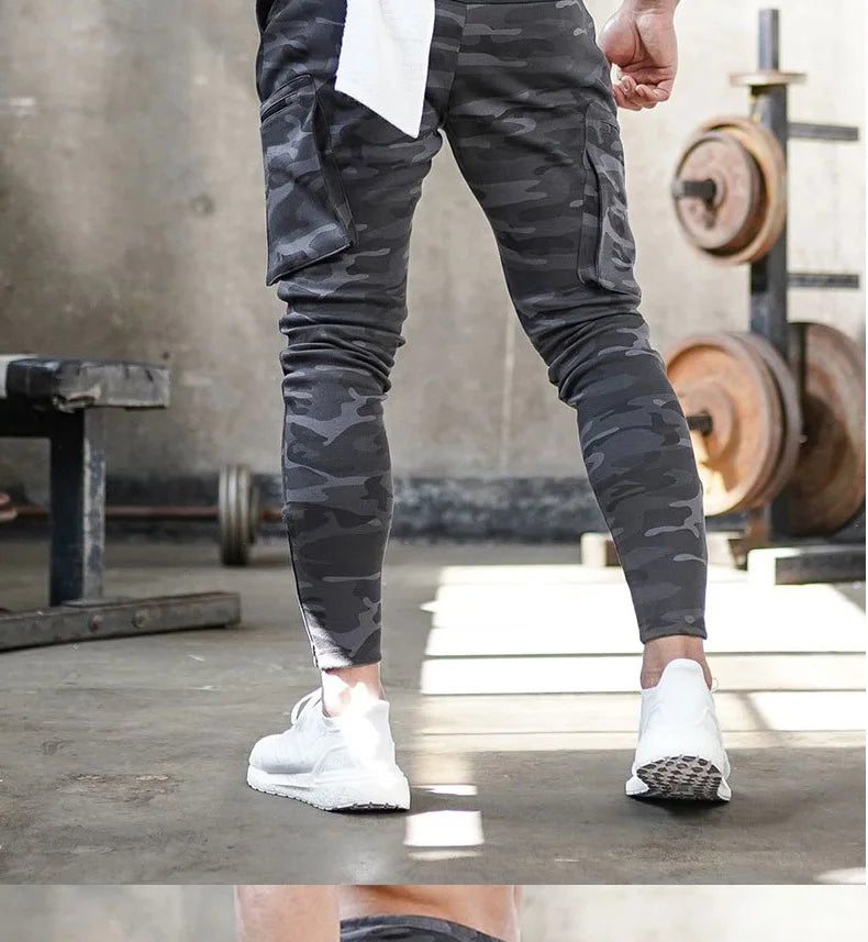 Men's Multi-Pocket Workout Training Pants | Stylish Jogging Sweatpants