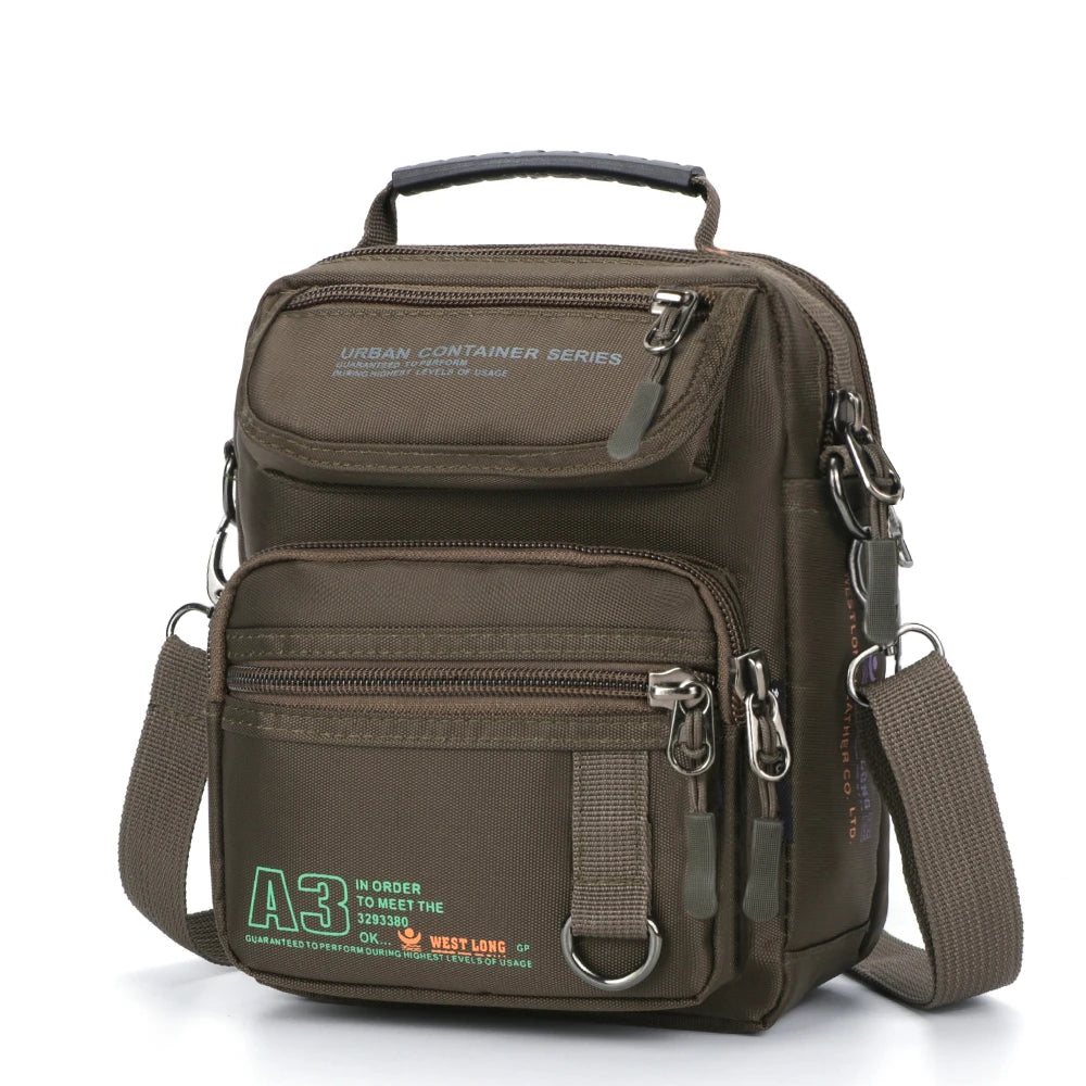 Men's Multifunction Waterproof Messenger Bags | Casual Travel Packs
