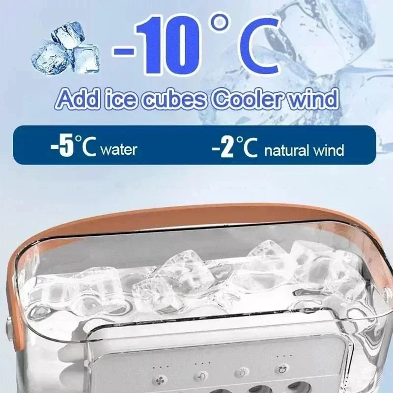 3-in-1 Portable Air Conditioner & Fan | Humidifier & Night Light