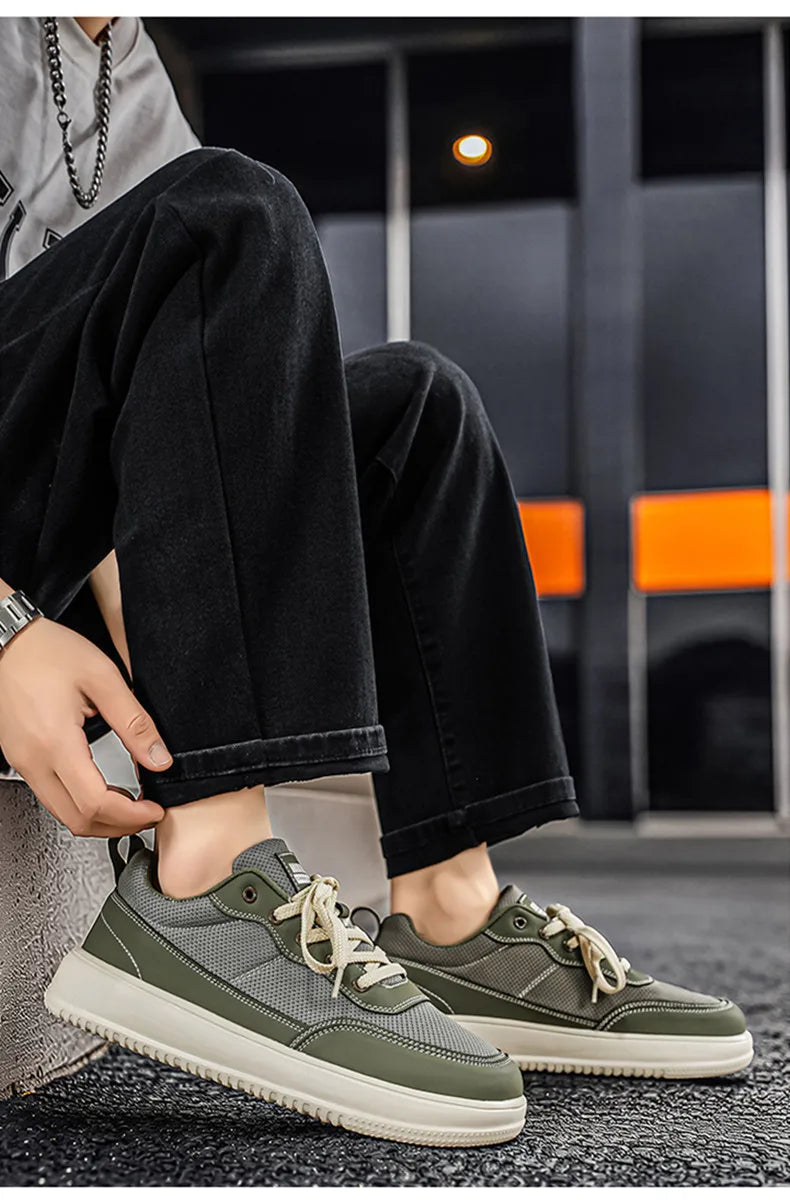 Men's Casual Wide Toe Shoes | Breathable and Comfortable Sneakers