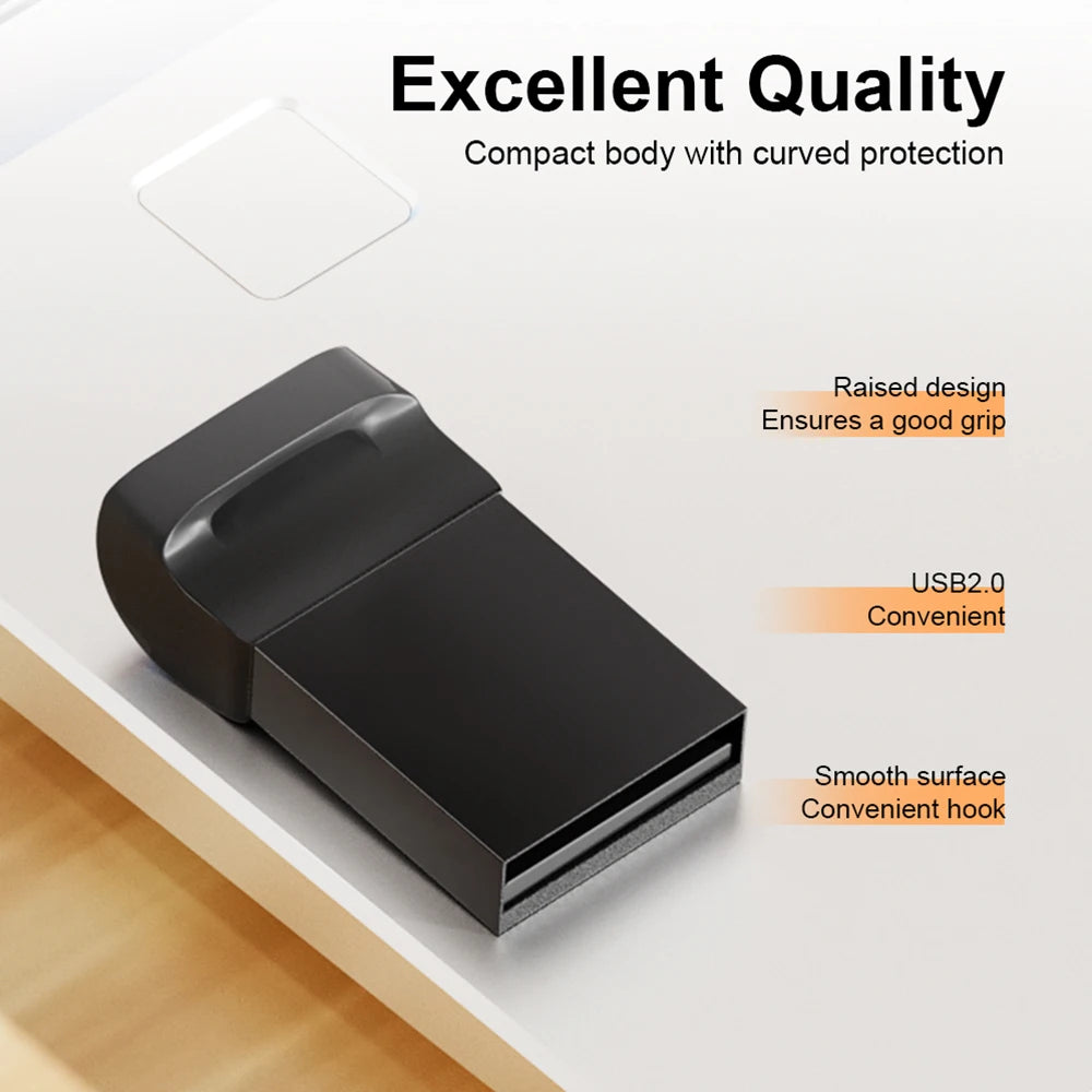 Mini USB Flash Drive 128GB | Ultra Compact Pen Drive & Gift