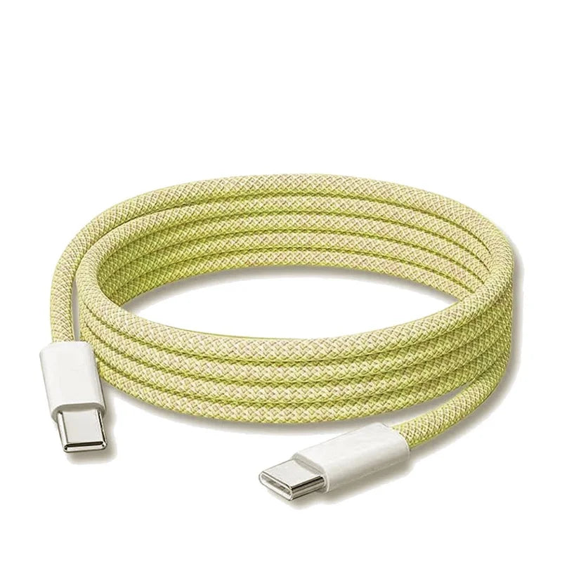 PD 60W Fast Charging USB C to Type C Cable | Colorful Weaving Options