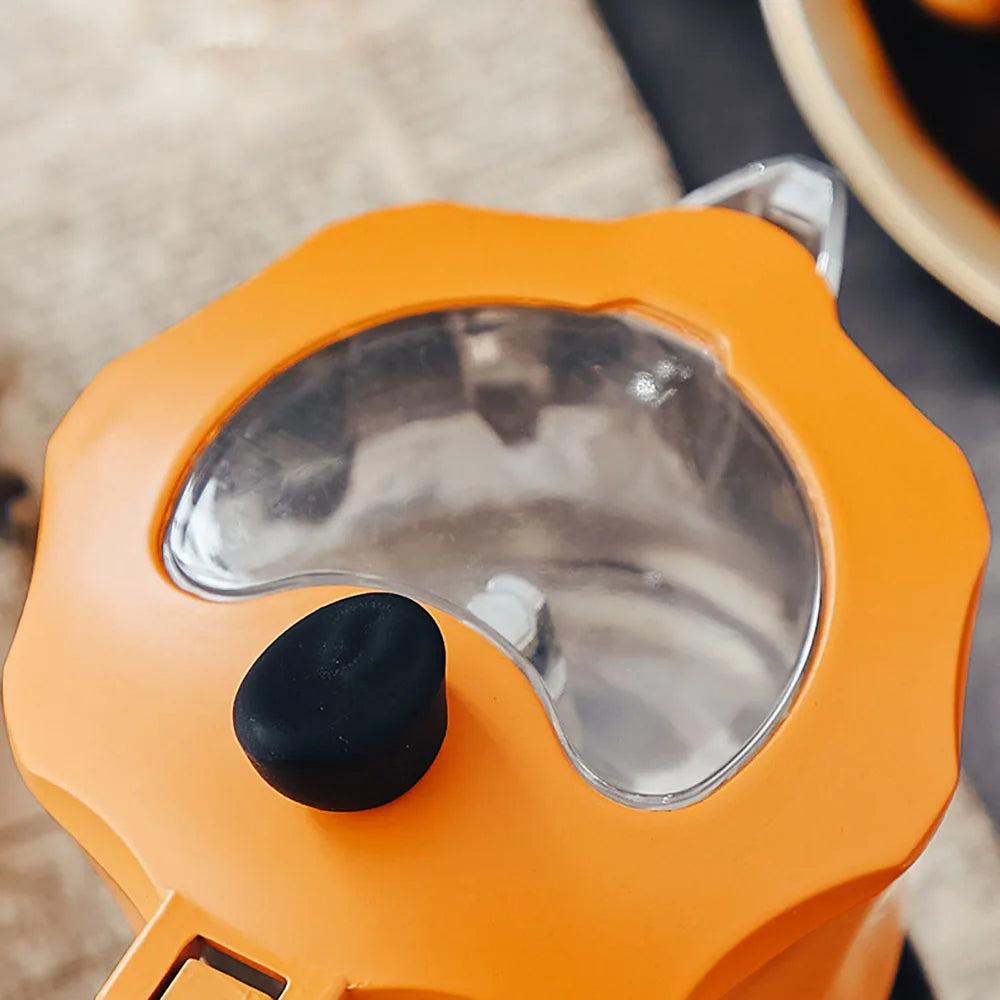 Colourful Moka Pot Set | Classic Espresso Maker for Outdoor Use