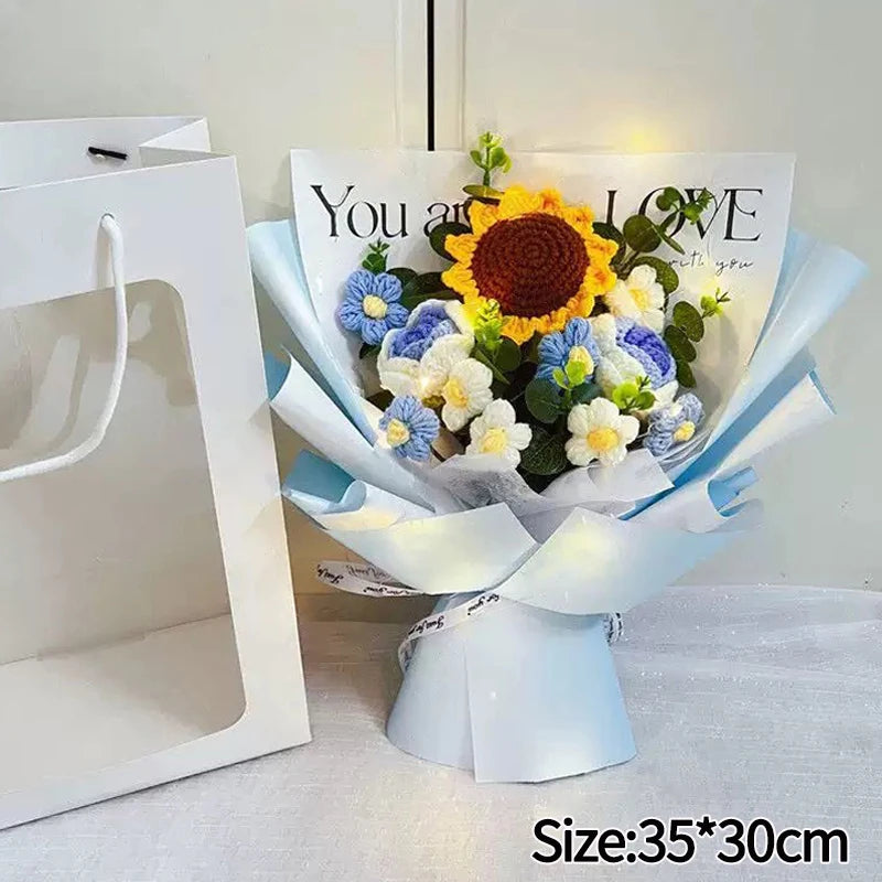 Ramo de flores de ganchillo hecho a mano | El regalo perfecto para cualquier ocasión