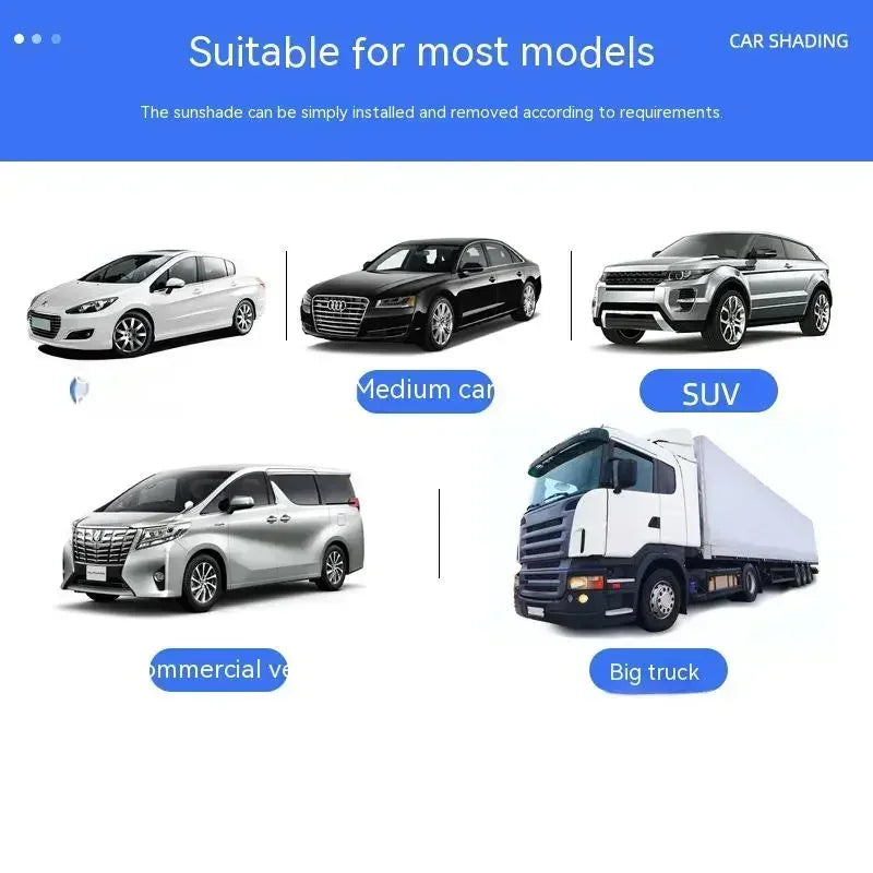 Retractable Car Sunshade | UV Protection & Easy Installation