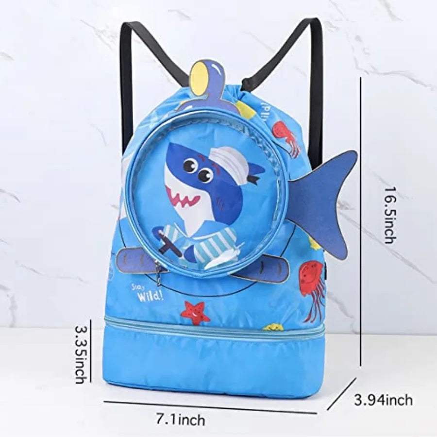 Dry Wet Separated Swim Bags | Versatile Gym & Beach Backpack
