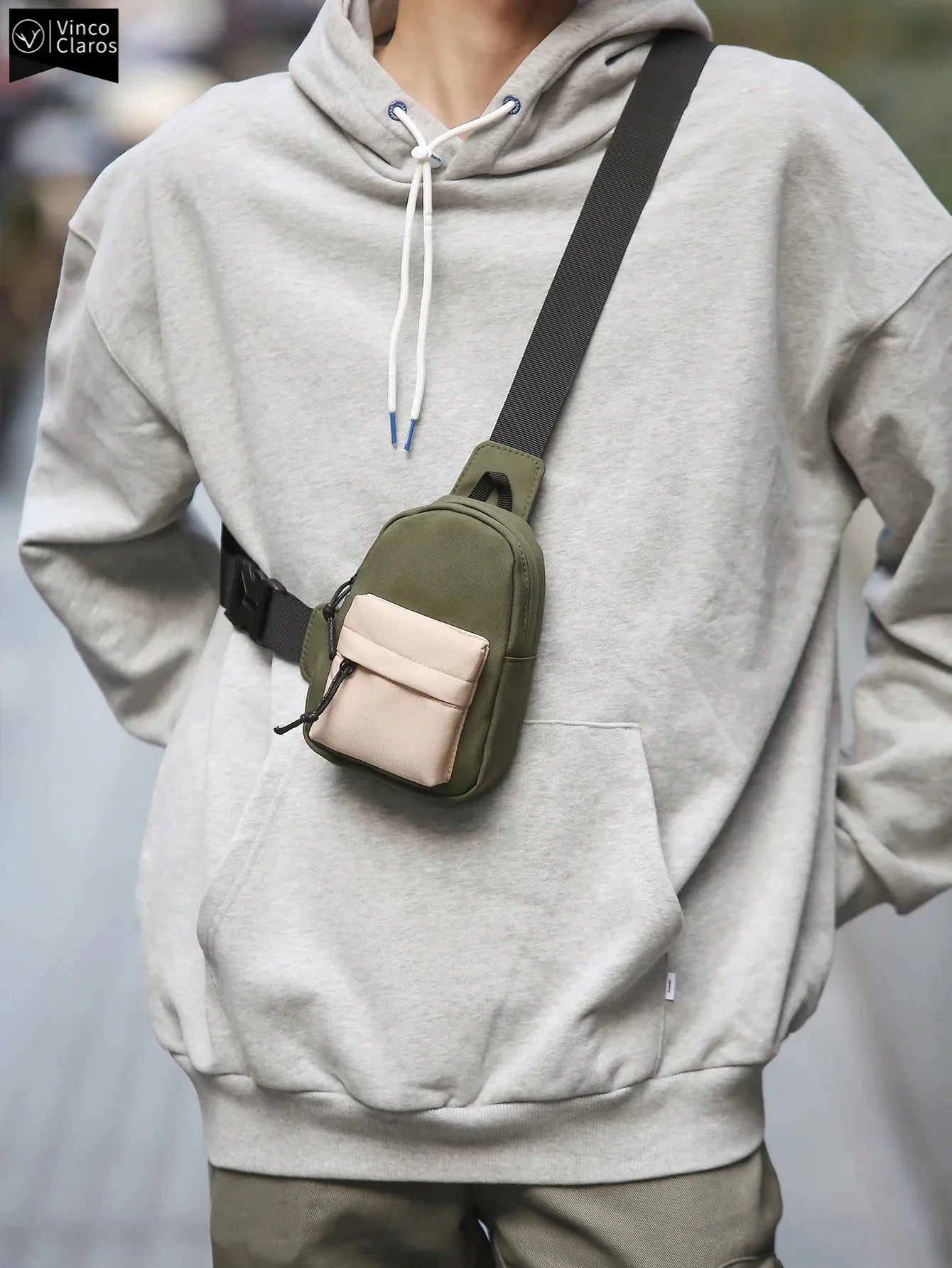 Trendy Mini Chest Bag for Men | Lightweight Casual Crossbody Sling