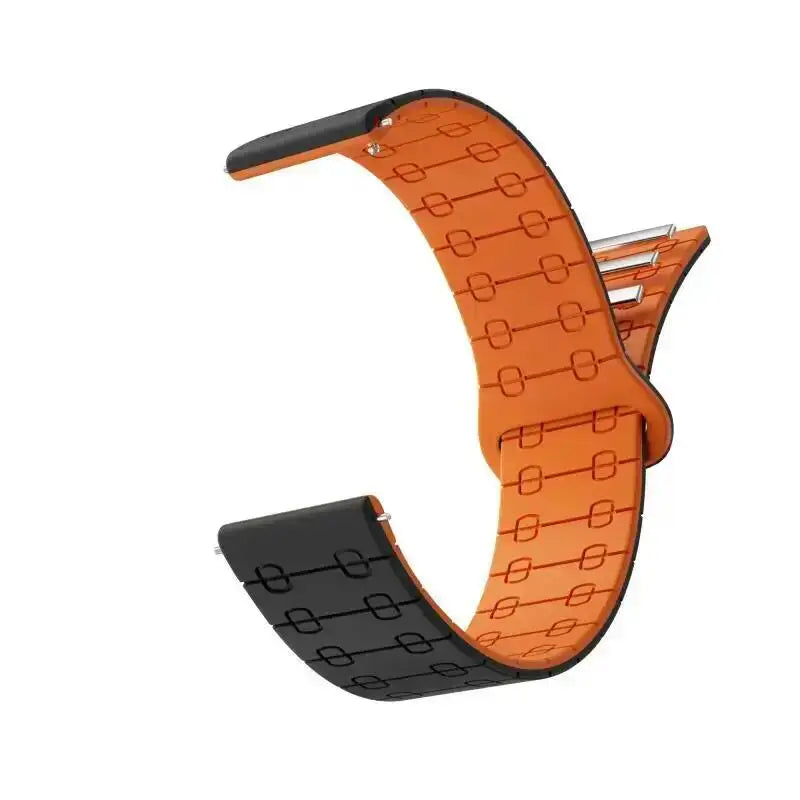22mm Magnetic Silicone Strap | Versatile Sports Band Bracelet