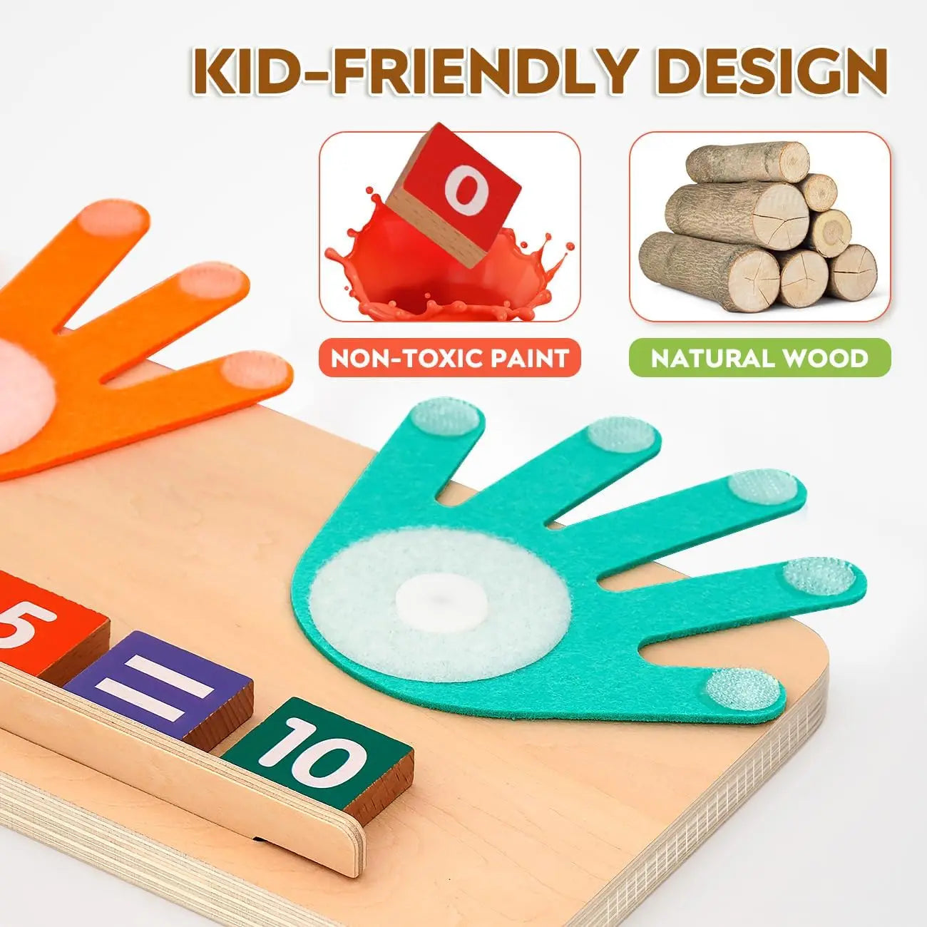 Double-Sided Finger Tracing Board | Montessori Learning Toy