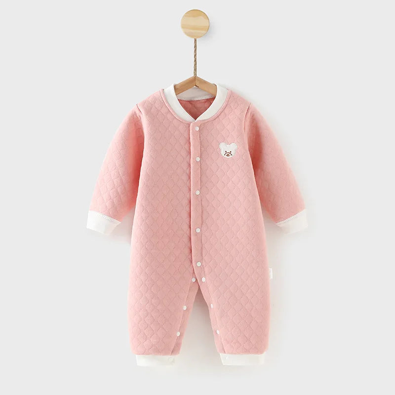 Infant Autumn Winter Romper Suit | Cozy Cotton One-Piece Outfit