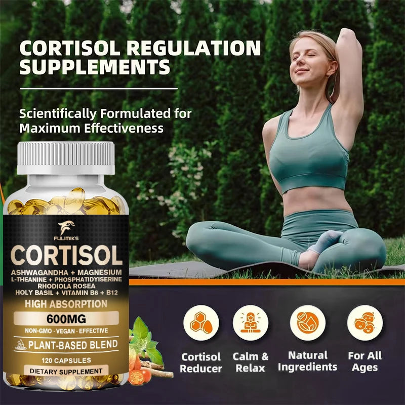 Premium Cortisol Softgel - Balance Stress & Boost Energy