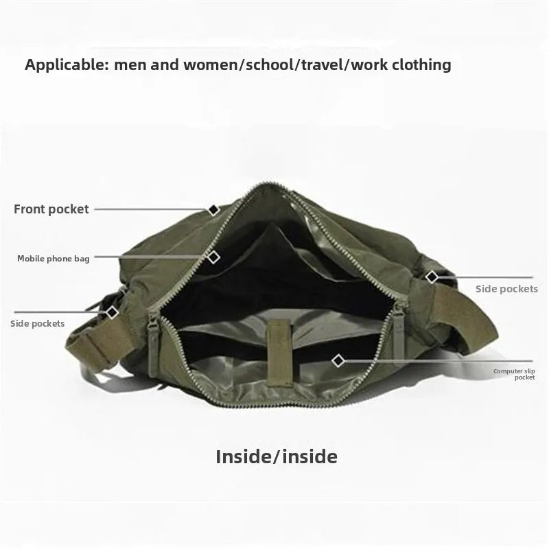 Thickened Casual Messenger Bag | Large Capacity Sports Bag