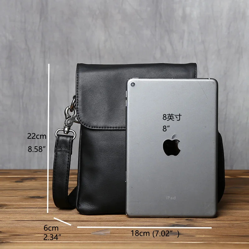 Genuine Leather Men's Shoulder Bag | Stylish & Functional Messenger