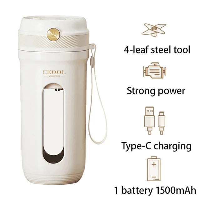 Portable USB Electric Fruit Blender | Multi-Functional Juice Cup