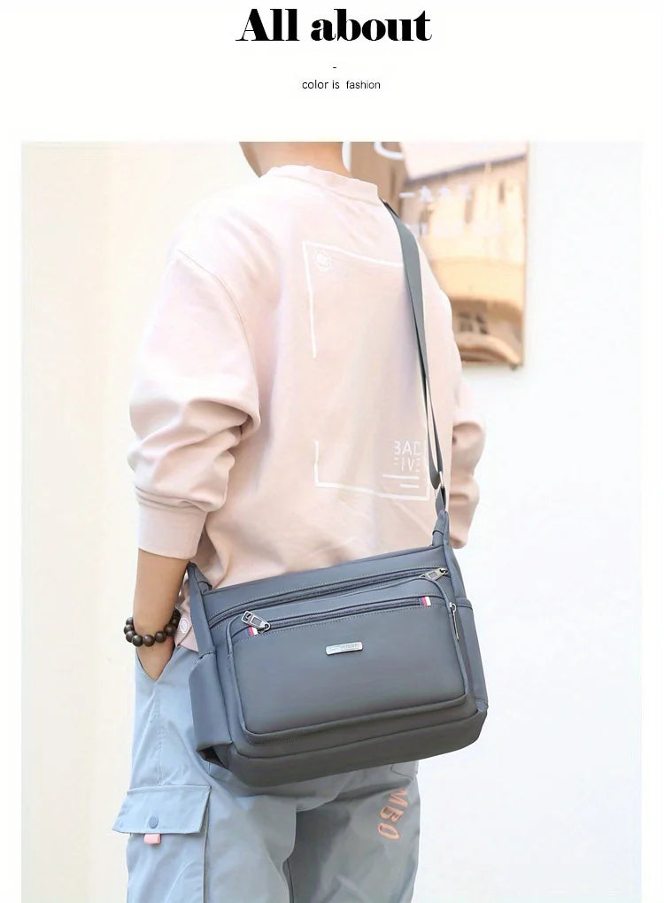 Men's Lightweight Travel Sling Bag | Large Capacity Crossbody