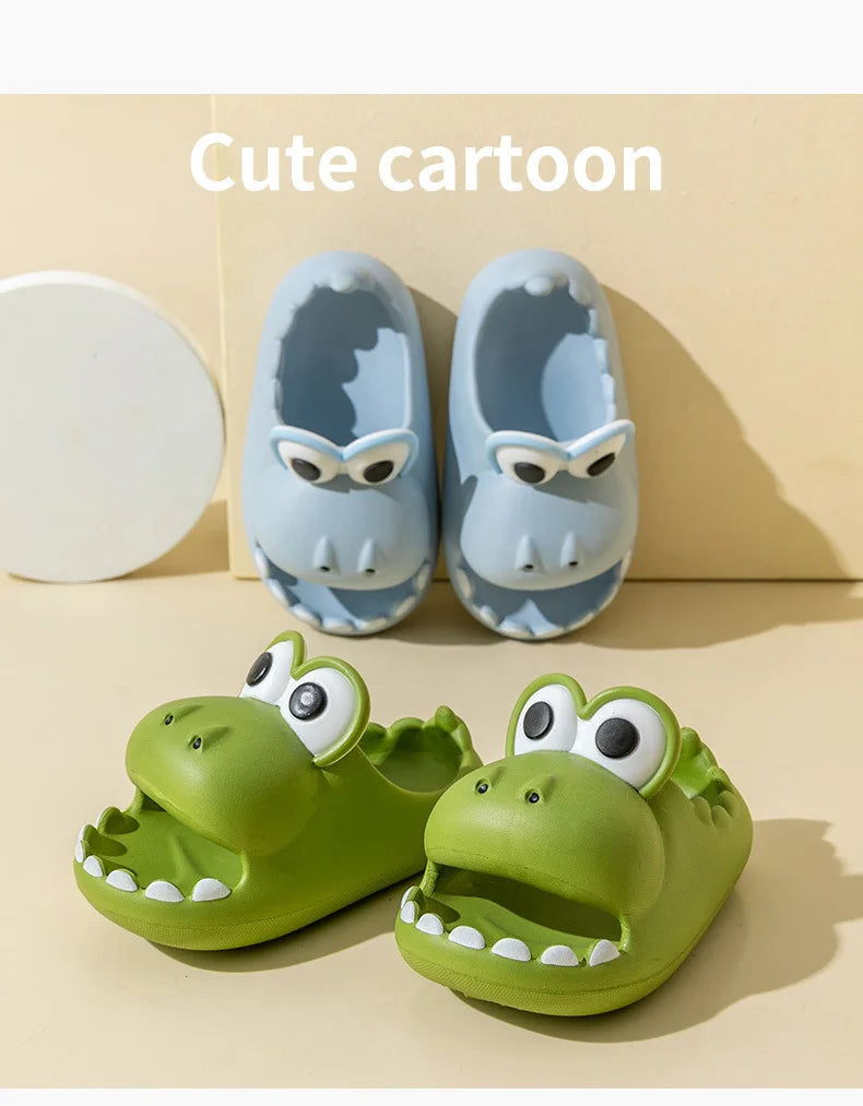 Dinosaur Kids' Slippers | Fun Non-Slip Indoor Sandals