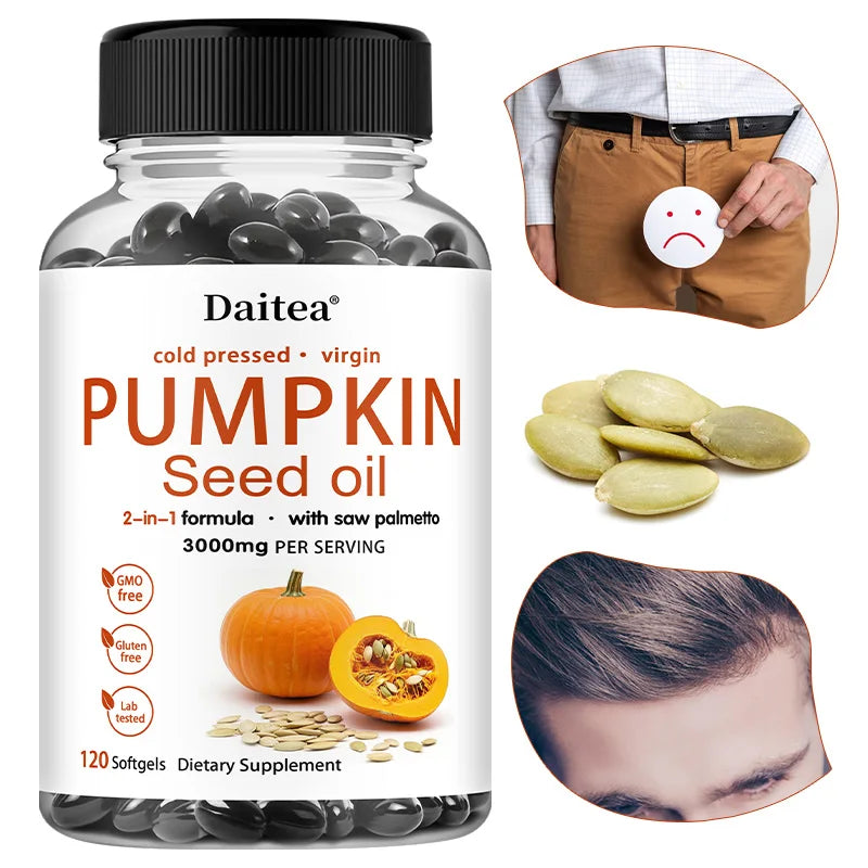 Pumpkin Seed Oil & Saw Palmetto Extract | Men's Health Support