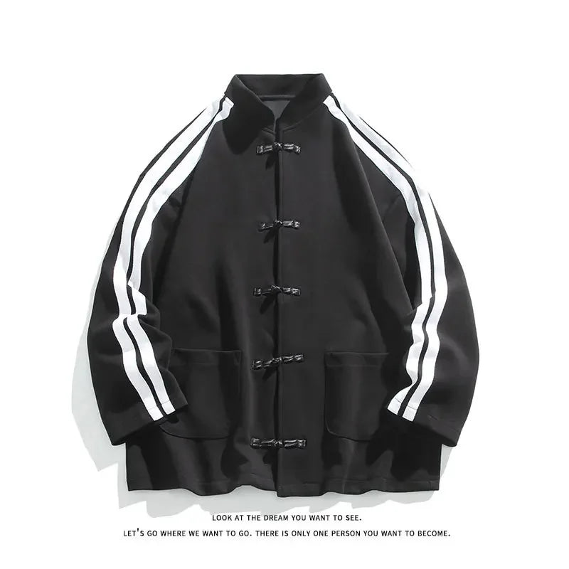 Men’s Chinese Style Jacket | Lightweight Casual Coat for Spring 2026