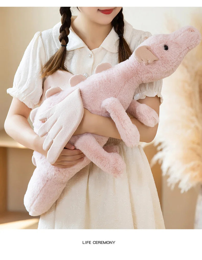 Cute Cartoon Dragon Plush Doll | Adorable Dinosaur Pillow Toy