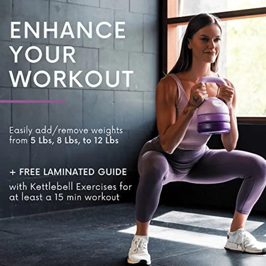 Adjustable Kettlebell Set for Home Fitness | Versatile Weight Training