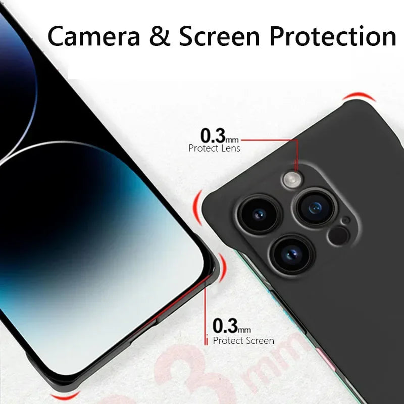 Slim Matte Hard Back Cover Case for iPhone | Shockproof & Stylish