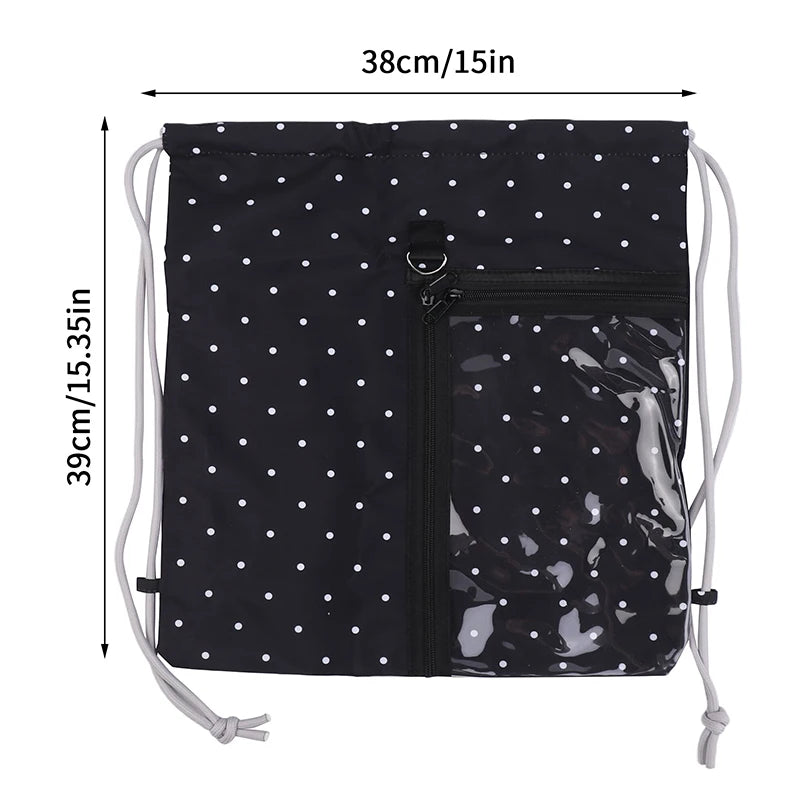 Fashion Drawstring Backpack | Large Capacity Star Print Ita Bag