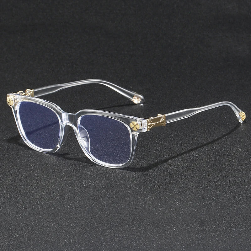 2026 New BEAU FIVE Retro Anti-Blue Light Square Frame Computer Protective Glasses Trendy Versatile High-Quality F114