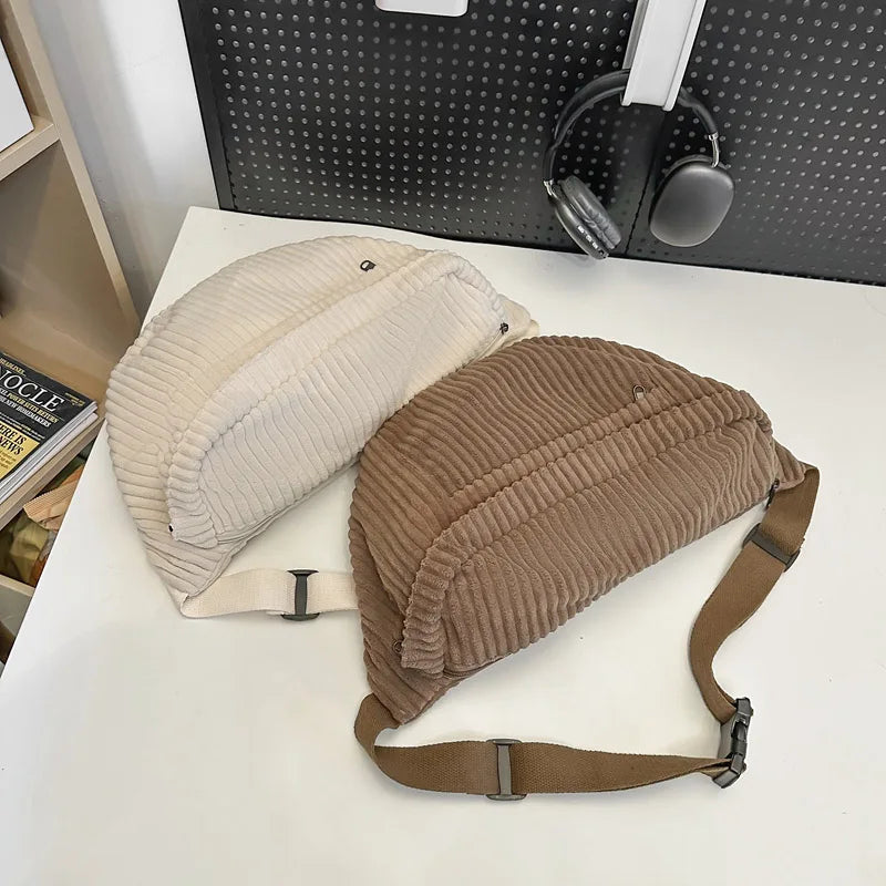 Large Capacity Casual Waist Bag | Stylish Crossbody Phone Purse