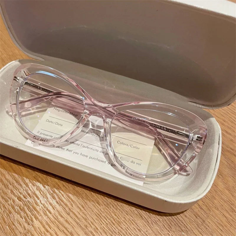 Trendy Women's Cat Eye Blue Light Blocking Reading Glasses
