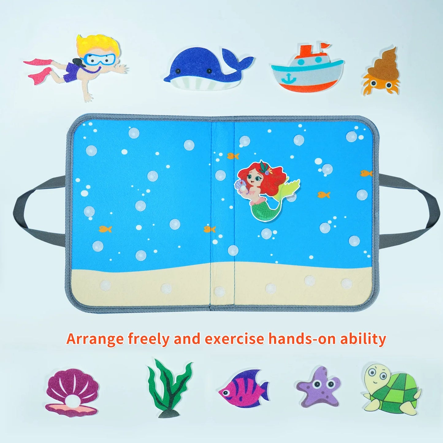 Montessori Animal Busy Board | Engaging Sensory Toy for Kids