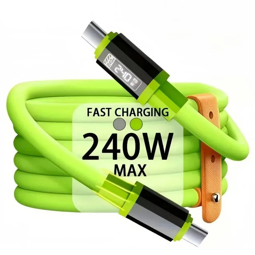 240W USB Type C Fast Charge Cable | Super Fast Data & Charging