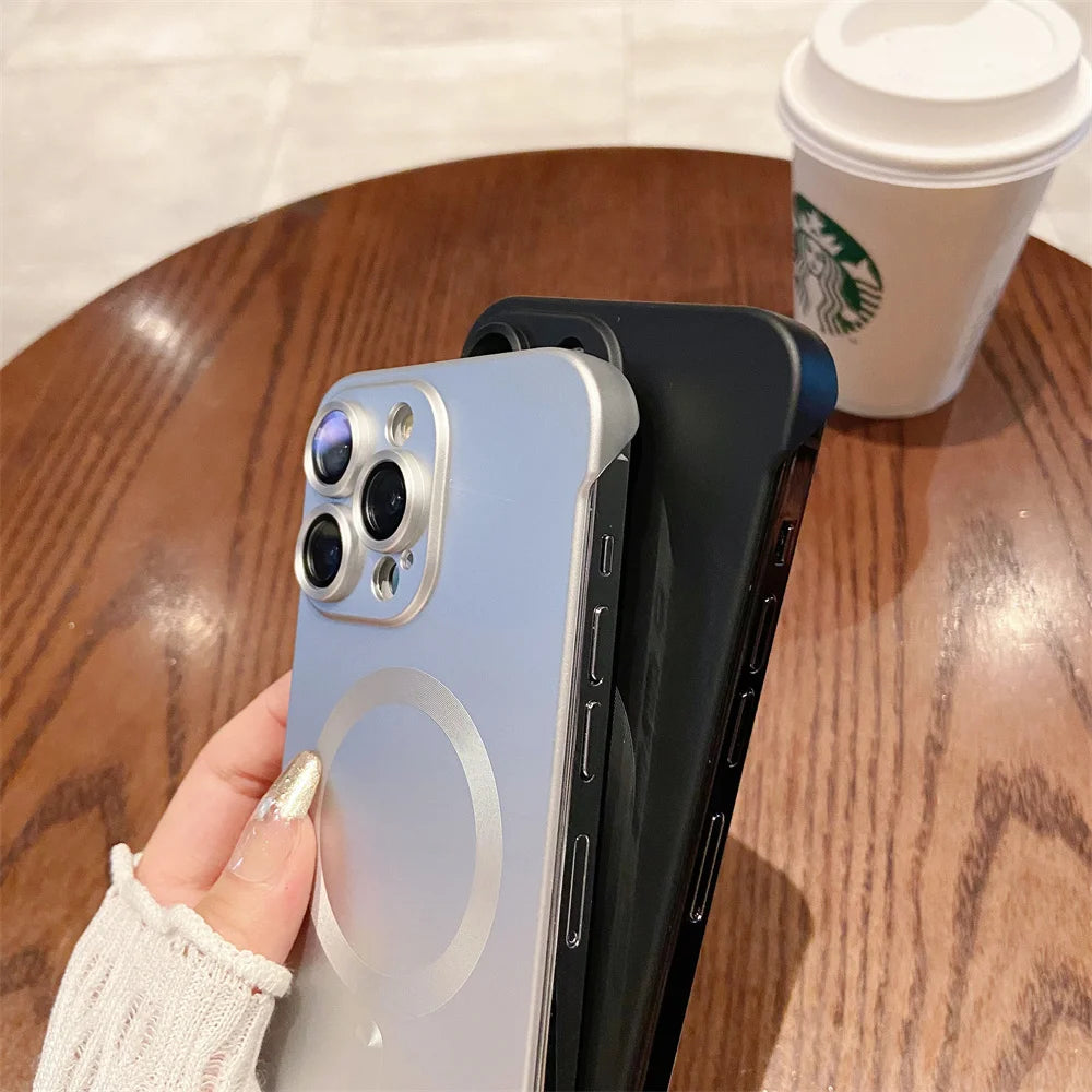 Magnetic Wireless Charging Case for iPhone | Ultra-Thin Matte Cover