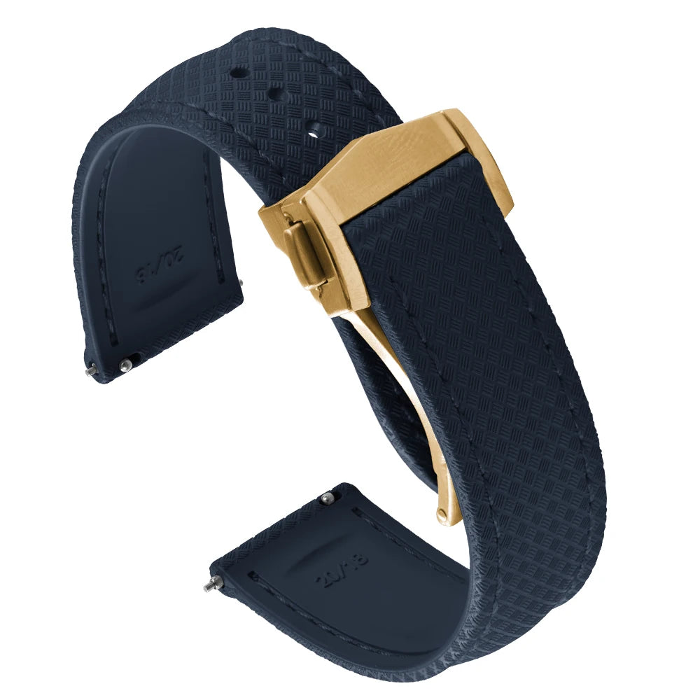 Universal Tropical FKM Rubber Watch Strap | Quick-Release Dive Bracelets