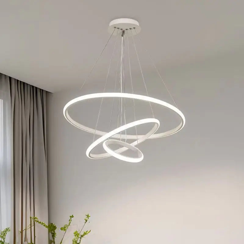 Nordic Style LED Circle Pendant Lamp | Modern Home Chandelier