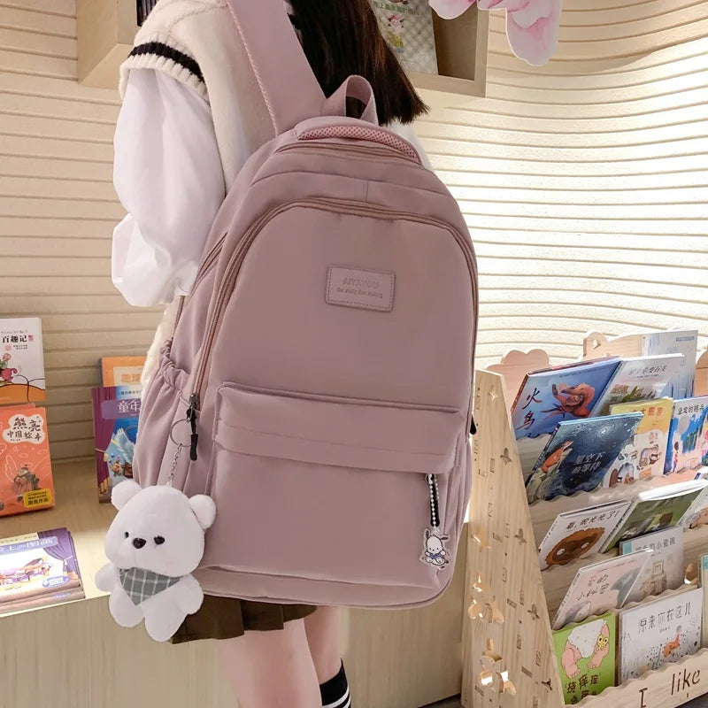 Stylish High Capacity Waterproof Backpack for Women & Girls