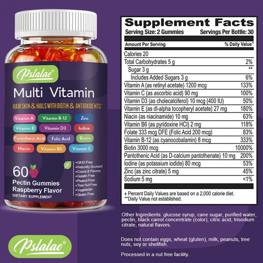 Multivitamin Gummies for Energy, Immune Support & Antioxidants