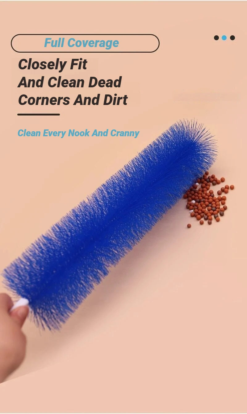 Bendable Fan Duster with Ultra Fine Bristles | Multi-Purpose Cleaning Tool
