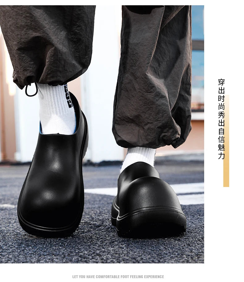 Lightweight Slip-On Chef Shoes for Men & Women | Casual Rain Shoes