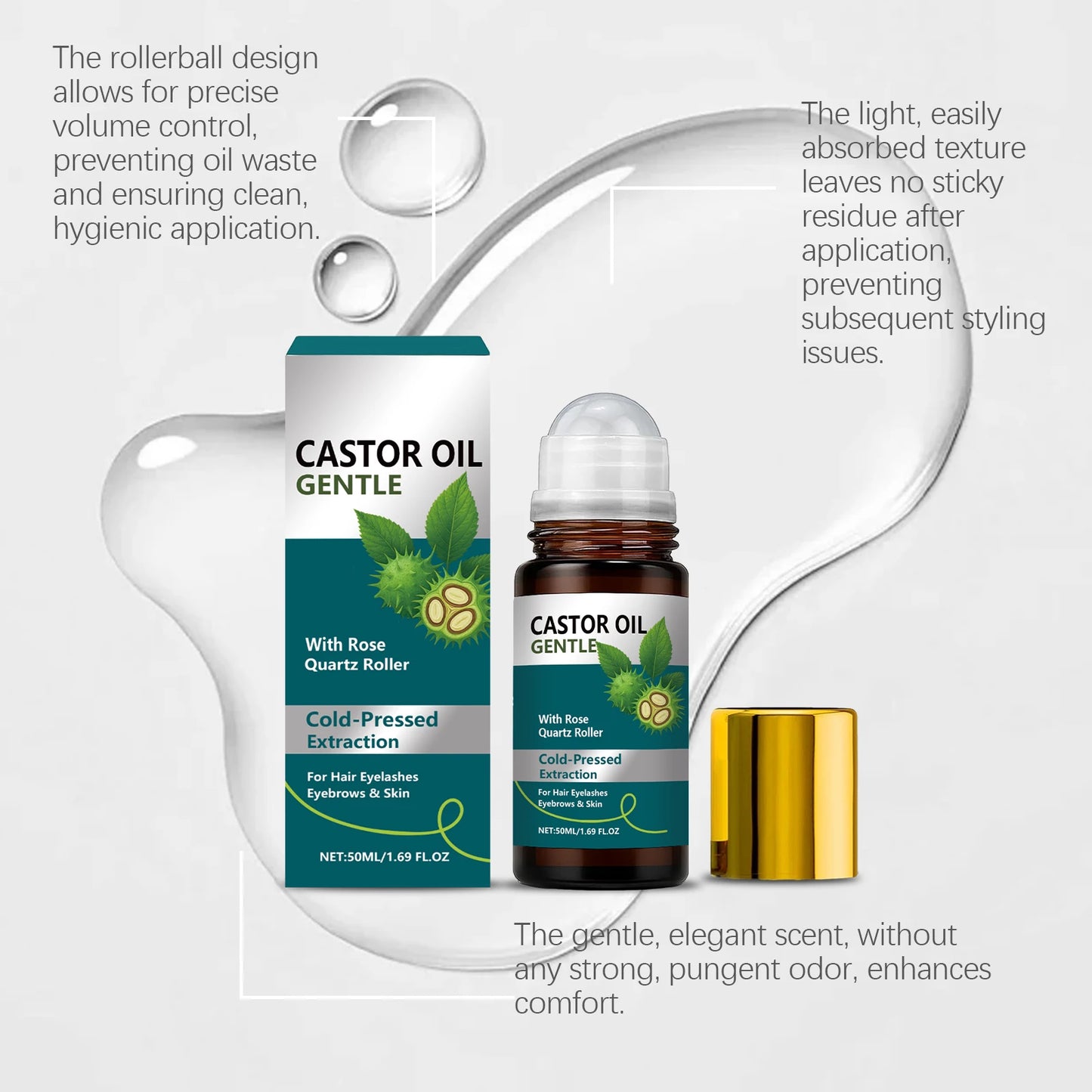 Natural Castor Oil for Hair & Skin | Deep Hydration & Growth