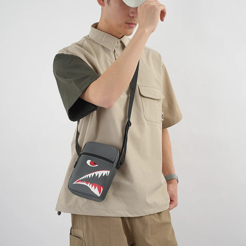 Men's Casual Oxford Crossbody Bag | Stylish Adjustable Travel Pouch
