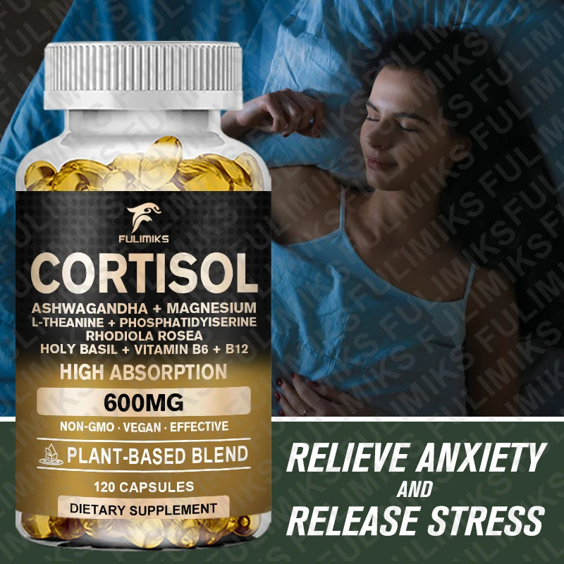 Premium Cortisol Softgel - Balance Stress & Boost Energy