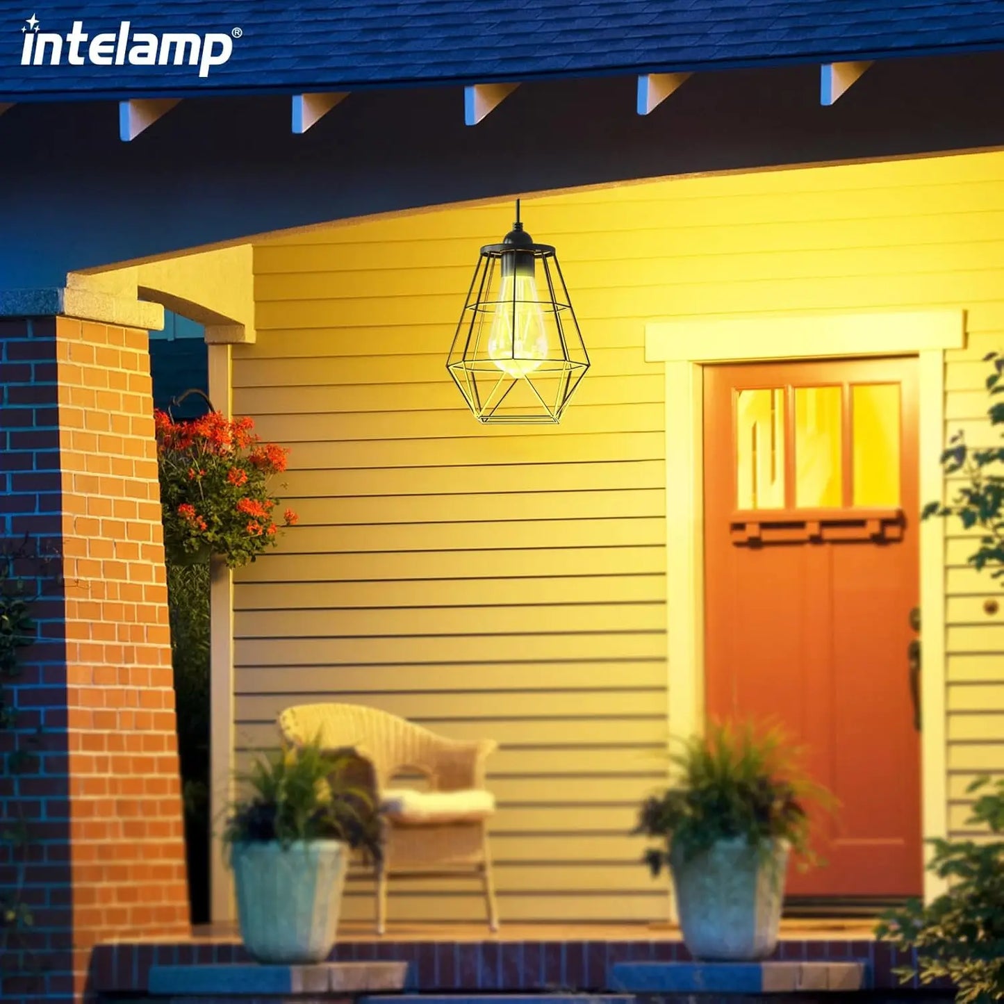 Solar Pendant Light | Elegant Solar Shed Lighting for Your Garden