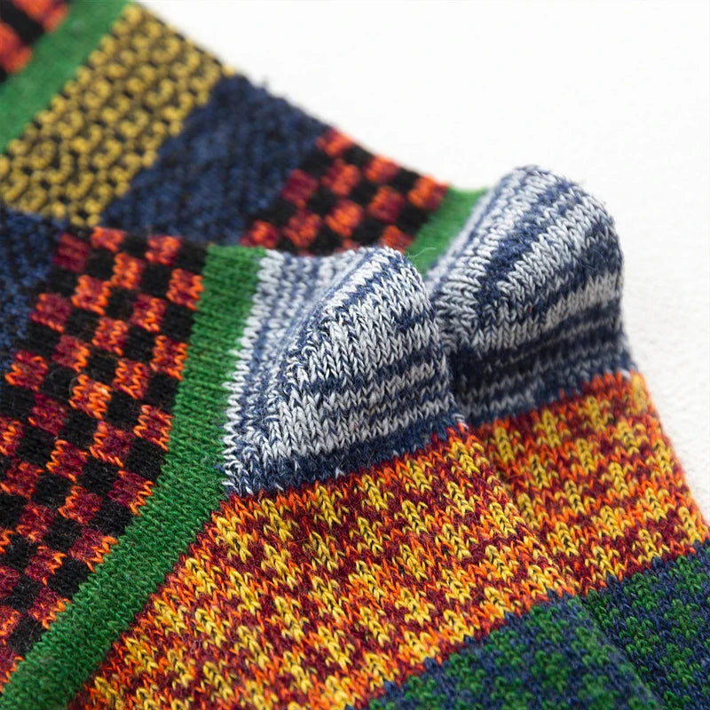 Colorful Wool Socks for Men | Warm & Comfortable Winter Footwear